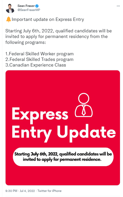 Express-Entry-Update-Tweet-on-06-07-2022