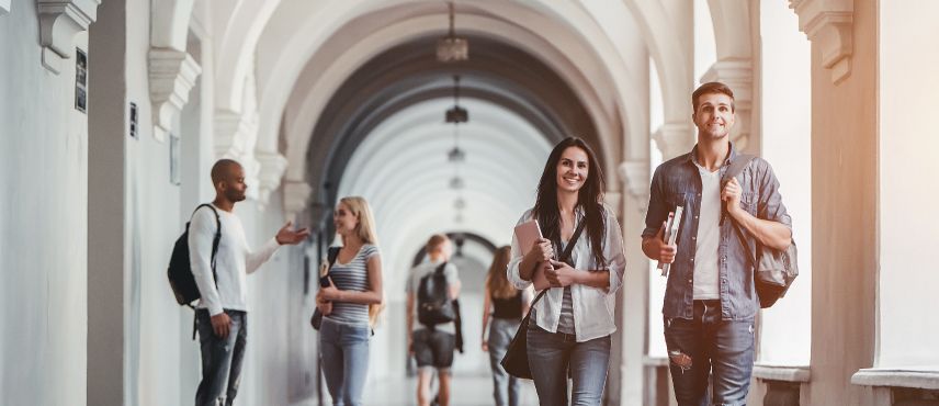 students in a Canadian university